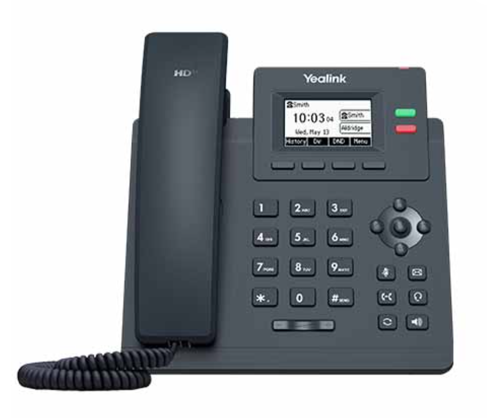 A picture of a Yealink T21P IP Handset